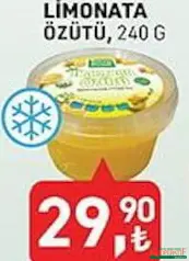 LİMONATA ÖZÜTÜ 240 G fiyat ve kampanya bilgisi